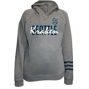 �t�@�i�e�B�N�X ���f�B�[�X �g�b�v�X T�V���c �v���X�T�C�Y �t���[�X �p�[�J�[ Women's Fanatics Charcoal Seattle Kraken Plusize Lightweight Fleece Pullover Hoodie Krk Charco �`���R�[��