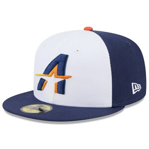 �j���[�G�� ���f�B�[�X �A�N�Z�T���[ �X�q Men's New Era White/Navy Houston Astros 2025 City Connect 59FIFTY Fitted Hat Ast White �z���C�g