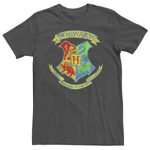 �A�j���L�����N�^�[ ���f�B�[�X �g�b�v�X T�V���c �g�[�� Licensed Character Big & Tall Harry Potter Neon Crestee Charcoal Heather �`���R�[��