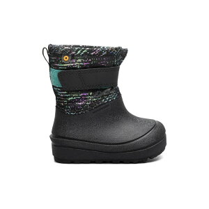 �{�O�X ���f�B�[�X �V���[�Y �u�[�c�E���C���u�[�c Bogs Baby Snow Shell Kids' Waterproof Insulated Snow Boots Metallic Stripes ���^���b�N