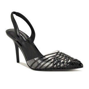 �i�C���E�F�X�g ���f�B�[�X �V���[�Y �p���v�X Nine West Pemma Women's Pointed Toe Slingback Pumps Black �u���b�N