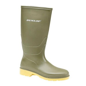 �_�����b�v ���f�B�[�X �V���[�Y �u�[�c�E���C���u�[�c DUNLOP Ladies/Womens 16247 DULLS Rain Welly Boot / Wellington Boots Green �O���[��