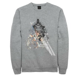 �A�j���L�����N�^�[ ���f�B�[�X �g�b�v�X T�V���c �X�E�F�b�g Licensed Character Men's DComics Batman Poly Portrait Sweatshirt Athletic Heather �w�U�[