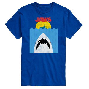 �A�j���L�����N�^�[ ���f�B�[�X �g�b�v�X T�V���c �g�[�� Licensed Character Big & Tall Jaws Bitee Royal Blue �u���[