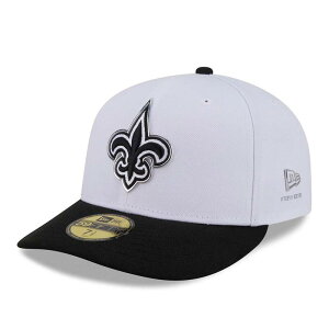 �j���[�G�� ���f�B�[�X �A�N�Z�T���[ �X�q Men's New Era White/Black New Orleansaints 2026 NFL Draft Pre-Curved 59FIFTY Fitted Hat Snt White �z���C�g
