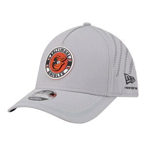 �j���[�G�� ���f�B�[�X �A�N�Z�T���[ �X�q Men's New Era Gray Baltimore Orioles Patch 39THIRTY A-Frame M-Crown Perforated Flex Hat Orl Grey �O���[