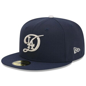 �j���[�G�� ���f�B�[�X �A�N�Z�T���[ �X�q Men's New Era Navy Los Angeles Dodgers 2024 City Connect 59FIFTY Fitted Hat Lad Blue �u���[