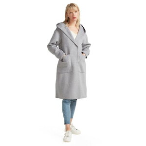 �x���A���h�u���[�� ���f�B�[�X �A�E�^�[ �W���P�b�g�E�u���]�� �E�[�� �R�[�g Belle & Bloom Walk This Way Wool Blend Oversized Coat Grey �O���[