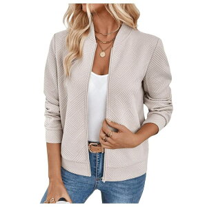 ���K���e�C���[ ���f�B�[�X �A�E�^�[ �W���P�b�g�E�u���]�� MegaRetailer Women �f s Everyday Zip-Up Bomber Jacket Multicolor �}���`�J���[
