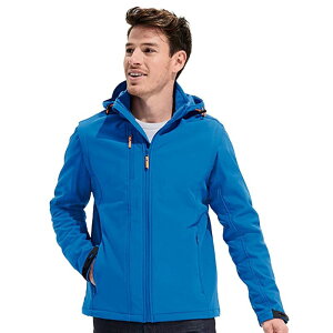 �\���Y ���f�B�[�X �A�E�^�[ �W���P�b�g�E�u���]�� SOLS Unisex Adultransformer Soft Shell Jacket Royal Blue �u���[