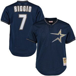 �~�b�`�F��&�l�X ���f�B�[�X �g�b�v�X T�V���c �W���[�W�[ Men's Mitchell & Ness Craig Biggio Navy Houston Astros Cooperstown Collection Batting Practice Jersey Ast Navy �l�C�r�[