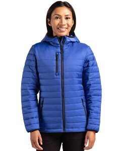 �N���[�N ���f�B�[�X �A�E�^�[ �W���P�b�g�E�u���]�� Clique Valhalla Full Zip Womens Puffer Jacket Royal Blue �u���[