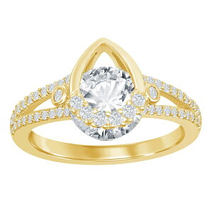 �A���u�����f�b�h ���f�B�[�X �A�N�Z�T���[ �����O Unbranded Gold Tone Sterling Silver Teardrop & Cubic Zirconia Round Spinning Ringold Tone �S�[���h