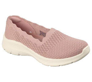 �X�P�b�`���[�Y ���f�B�[�X �V���[�Y �T���_�� Skechers Bedford Women'slip-On Comfort Shoes Rose