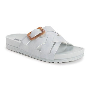 ���N���N�X ���f�B�[�X �V���[�Y �T���_�� MUK LUKS Grand Shayna Women'slide Sandals Light Blue �u���[