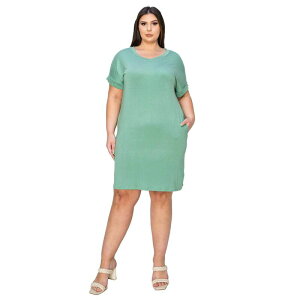 ���u�h ���f�B�[�X �g�b�v�X �����s�[�X �v���X�T�C�Y T�V���c L I V D Plusize Mia Everyday T-Shirt Dressage Bright �Z�[�W