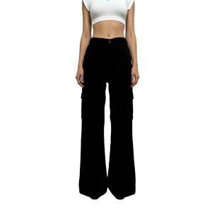 �Z�I���A ���f�B�[�X �{�g���X �f�j���p���c ���C�h���b�O �X�g���[�g �W�[���Y Seoria Womens Baggy Wide Leg Jeans Mid Waistraight Leg Denim Pants Y2K Casualoose Fit Jeans Black �u���b�N