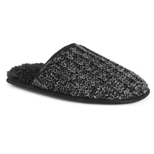 ���N���N�X �����Y �V���[�Y �T���_�� MUK LUKS Gavin Men'scuff Slippers Ebony