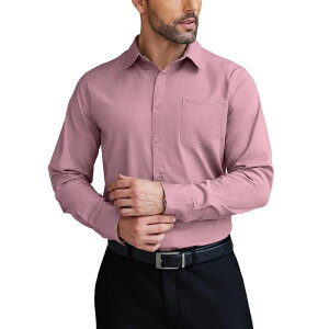 �N�[�t�@���f�B ���f�B�[�X �g�b�v�X T�V���c COOFANDY Men Formalong Sleeve Shirtailored Fit Spread Collar Dresshirt Businesshirt Pink �s���N