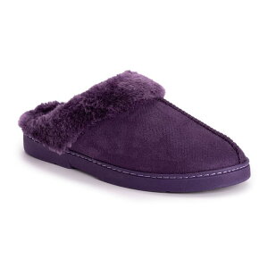 NNX fB[X V[Y T_ XG[h MUK LUKS Polysuede Women'slippers Grape O[v