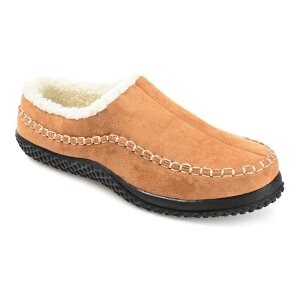 oX Y V[Y T_ Vance Co. Godwin Men'sherpa Clog Slippers Tan ^
