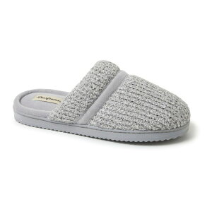 yz fBAtH[Y fB[X T_ V[Y Dearfoams Serena Marled Chenille Women's Scuff Slippers Sleet