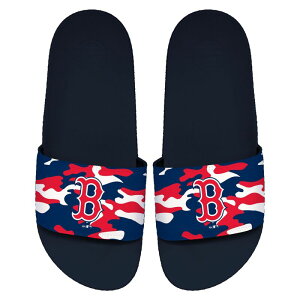 yz Aufbh Y T_ V[Y Men's ISlide Boston Red Sox Camo Motto Slide Sandals Rsx Navy