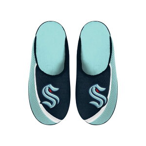 �A���u�����f�b�h �����Y �V���[�Y �T���_�� ���S Unbranded Men's FOCO Seattle Kraken Big Logo Color Edge Slippers Krk Light
