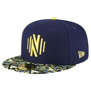 �j���[�G�� ���f�B�[�X �A�N�Z�T���[ �X�q Men's New Era Navy Nashville SC Elementech Pack 59FIFTY Fitted Hat Mls Navy �l�C�r�[