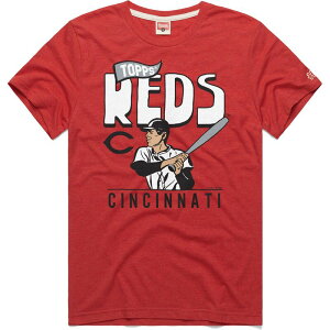 �I�}�[�W�� ���f�B�[�X �g�b�v�X T�V���c Men's Homage x Topps Red Cincinnati Reds Tri-Blend T-Shirt Red ���b�h