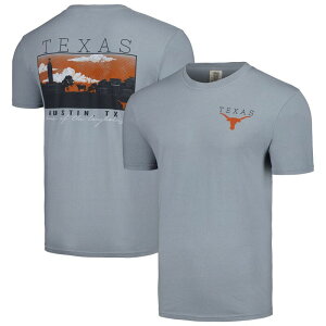 �C���[�W���� ���f�B�[�X �g�b�v�X T�V���c Image One Men's Gray Texas Longhorns Campuscene Comfort Colors T-Shirtex Grey �O���[