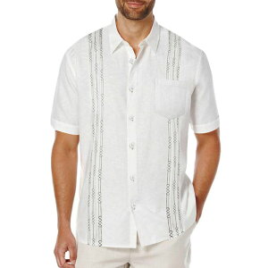 �N�[�t�@���f�B ���f�B�[�X �g�b�v�X T�V���c ���l�� COOFANDY Men'short Sleeve Linen Shirt Cuban Guayabera Shirtsummer Beach Tops White �z���C�g