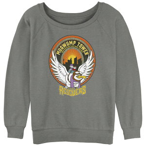 �f�B�Y�j�[ ���f�B�[�X �g�b�v�X T�V���c �p�C�� Disney's The Rescuers Juniors' Mugwump Tower Albatross Airlineslouchy Terry Gray Heather �O���[