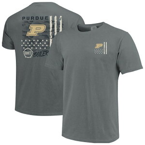 �C���[�W���� ���f�B�[�X �g�b�v�X T�V���c �I�[�o�[���C Image One Men's Gray Purdue Boilermakers Comfort Colors OHT Camoverlay T-Shirt Prd Grey �O���[
