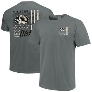 �C���[�W���� ���f�B�[�X �g�b�v�X T�V���c �I�[�o�[���C Image One Men's Gray Missouri Tigers Comfort Colors OHT Camoverlay T-Shirt Msi Grey �O���[