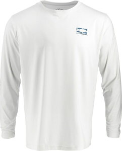 ���W�F���_���[�z���C�g�e�C���Y ���f�B�[�X �g�b�v�X T�V���c Men's Legendary Whitetails Dry Fit UPF 50+ Sun Protection Long Sleeve T Shirt White �z���C�g