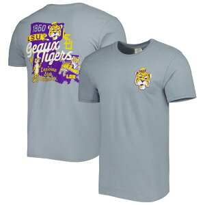 �C���[�W���� ���f�B�[�X �g�b�v�X T�V���c Image One Men's Graphite LSU Tigers Vault State Comfort-Shirt Lsu Dark G �O���t�@�C�g