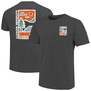 �C���[�W���� ���f�B�[�X �g�b�v�X T�V���c �~�j �O���t�B�b�N Image One Men's Graphite Clemson Tigers Comfort Colors Minimal Vista Distressed Graphics T-Shirt Clm Dark G �O���t�@�C�g