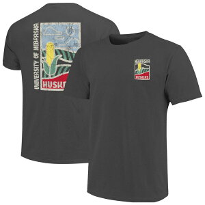 �C���[�W���� ���f�B�[�X �g�b�v�X T�V���c �~�j �O���t�B�b�N Image One Men's Graphite Nebraska Huskers Comfort Colors Minimal Vista Distressed Graphics T-Shirt Neb Dark G �O���t�@�C�g