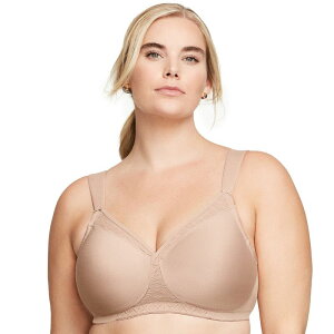 �O���}���C�Y ���f�B�[�X �A���_�[�E�F�A �u���W���[ �v���X�T�C�Y T�V���c Plusize Glamorise Full-Figure MagicLift Non-Padded Wire-Free T-Shirt Bra 1080 Cafe