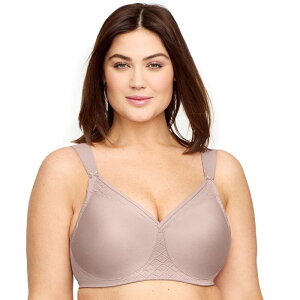 �O���}���C�Y ���f�B�[�X �A���_�[�E�F�A �u���W���[ �v���X�T�C�Y T�V���c Plusize Glamorise Full-Figure MagicLift Non-Padded Wire-Free T-Shirt Bra 1080 Taupe �g�[�v
