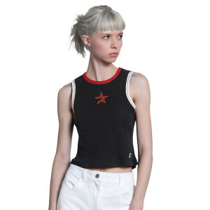 �X�^�[�^�[ ���f�B�[�X �g�b�v�X T�V���c Women'starter Navy Houston Astros Cooperstown Play the Ball Crop Tank Top Ast Navy �l�C�r�[