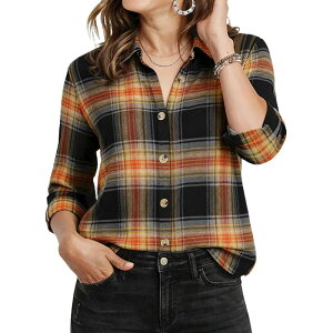 �W�[�O�[ ���f�B�[�X �g�b�v�X �V���c �{�^���_�E�� Zeagoo Women s Classicollared Flannel Shirt Button Down Long Sleeve Casual Autumn Tops Flannel Caramel