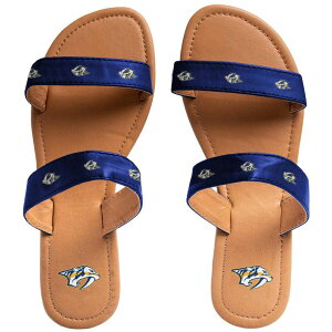 �A���u�����f�b�h ���f�B�[�X �V���[�Y �T���_�� Unbranded Women's Nashville Predators Double-Strap Sandals Pdt Navy �l�C�r�[
