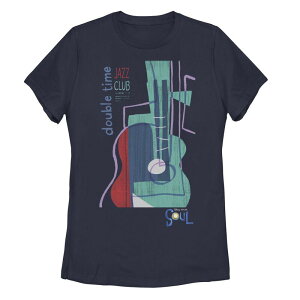 �f�B�Y�j�[ �s�N�T�[ ���f�B�[�X �g�b�v�X T�V���c �O���t�B�b�N Disney / Pixar'soul Juniors' Double Time Jazz Club Graphic Tee Navy �l�C�r�[