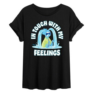 �f�B�Y�j�[ �s�N�T�[ ���f�B�[�X �g�b�v�X T�V���c �O���t�B�b�N Disney / Pixar's Elemental Wade Ripple Juniors' Cryingraphic Tee Black �u���b�N