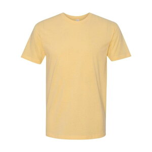 �l�N�X�g���x�� ���f�B�[�X �g�b�v�X T�V���c �X�G�[�h Next Level Unisex Sueded T-Shirt Banana Cream �N���[��