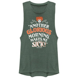 �f�B�Y�j�[ ���f�B�[�X �g�b�v�X T�V���c �O���t�B�b�N Disney's Hocus Pocus Winifred Sanderson Another Glorious Morning Makes Me Sick Juniors' Graphic Tank Topine Heather �w�U�[