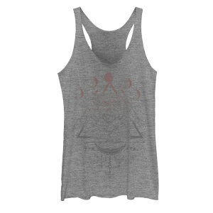 �A���u�����f�b�h ���f�B�[�X �g�b�v�X T�V���c �O���t�B�b�N Unbranded Juniors' Moon Phase Good Vibe Graphic Tank Top Gray Heather �O���[