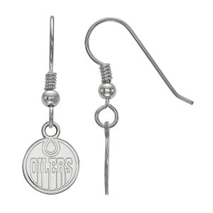 SA[g fB[X ANZT[ sAXECO LogoArt Sterling Silver Edmonton Oilersmall Wire Danglearringsterling Silver Vo[